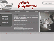 Tablet Screenshot of karlskraftwagen.com